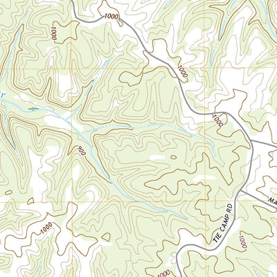 United States Geological Survey Waynesboro East, TN (2019, 24000-Scale) digital map