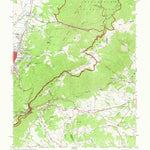 United States Geological Survey Waynesboro East, VA (1964, 24000-Scale) digital map