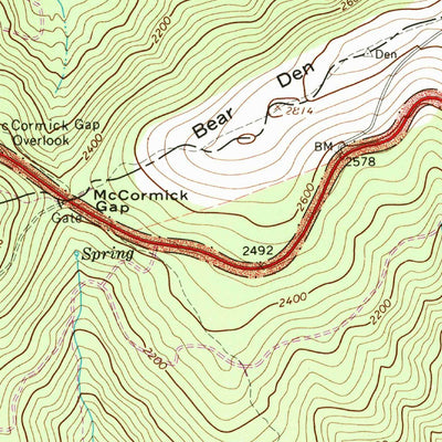 United States Geological Survey Waynesboro East, VA (1973, 24000-Scale) digital map
