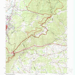 United States Geological Survey Waynesboro East, VA (1997, 24000-Scale) digital map