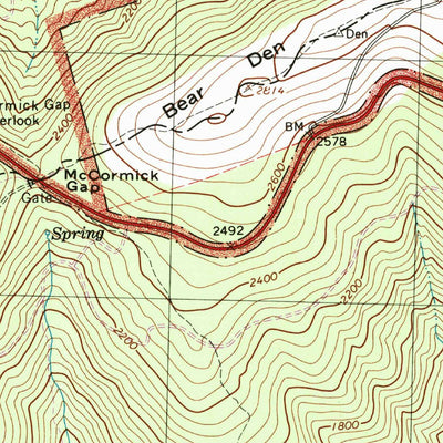 United States Geological Survey Waynesboro East, VA (1997, 24000-Scale) digital map