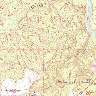United States Geological Survey Waynesboro, MS (1964, 24000-Scale) digital map