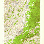 United States Geological Survey Waynesboro, VA (1934, 62500-Scale) digital map