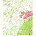 United States Geological Survey Waynesboro West, VA (1964, 24000-Scale) digital map