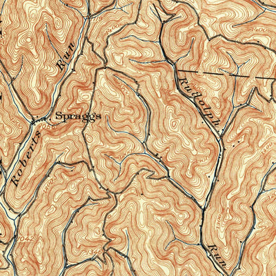 United States Geological Survey Waynesburg, PA (1901, 62500-Scale) digital map