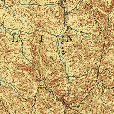 United States Geological Survey Waynesburg, PA (1904, 62500-Scale) digital map