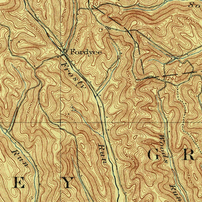 United States Geological Survey Waynesburg, PA (1904, 62500-Scale) digital map