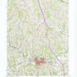 United States Geological Survey Waynesburg, PA (1961, 24000-Scale) digital map