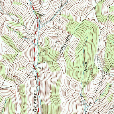 United States Geological Survey Waynesburg, PA (1961, 24000-Scale) digital map