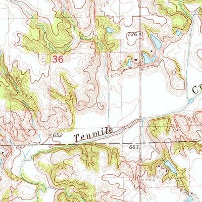 United States Geological Survey Waynesville East, IL (1980, 24000-Scale) digital map
