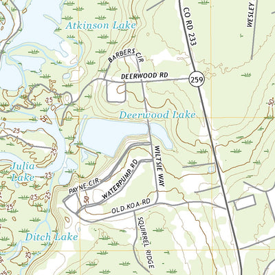 United States Geological Survey Waynesville, GA (2020, 24000-Scale) digital map