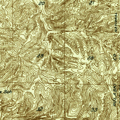 United States Geological Survey Waynesville, MO (1936, 48000-Scale) digital map