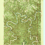 United States Geological Survey Waynesville, MO (1942, 62500-Scale) digital map