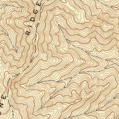 United States Geological Survey Waynesville, NC (1942, 24000-Scale) digital map