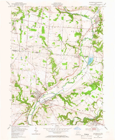 United States Geological Survey Waynesville, OH (1955, 24000-Scale) digital map