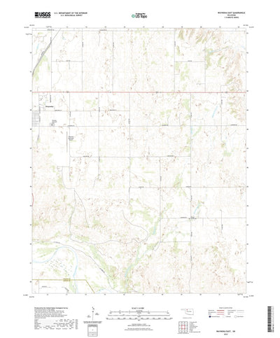 United States Geological Survey Waynoka East, OK (2022, 24000-Scale) digital map