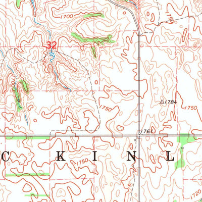 United States Geological Survey Waynoka NW, OK (1969, 24000-Scale) digital map