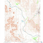 United States Geological Survey Waynoka West, OK (1969, 24000-Scale) digital map