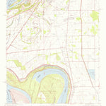 United States Geological Survey Wayside, MS-AR (1970, 24000-Scale) digital map