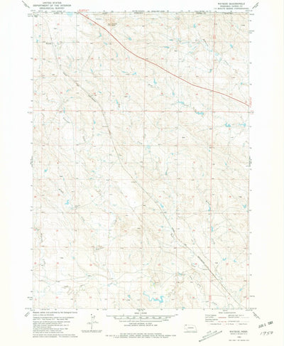 United States Geological Survey Wayside, NE (1980, 24000-Scale) digital map