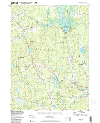United States Geological Survey Weare, NH (1995, 24000-Scale) digital map