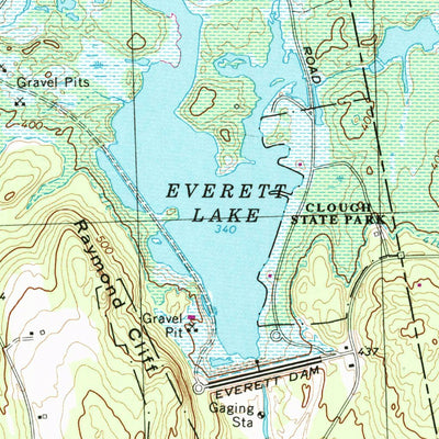 United States Geological Survey Weare, NH (1995, 24000-Scale) digital map