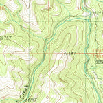 United States Geological Survey Weasel Gulch, ID (1986, 24000-Scale) digital map