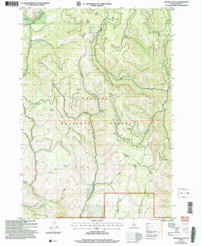 United States Geological Survey Weasel Gulch, ID (2004, 24000-Scale) digital map