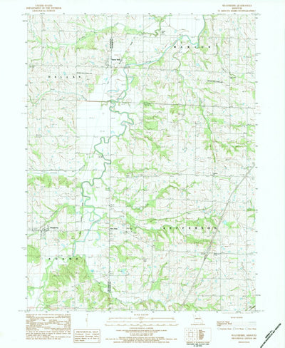 United States Geological Survey Weatherby, MO (1983, 24000-Scale) digital map