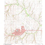 United States Geological Survey Weatherford, OK (1985, 24000-Scale) digital map