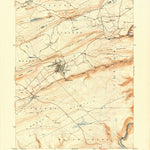 United States Geological Survey Weatherly, PA (1950, 24000-Scale) digital map