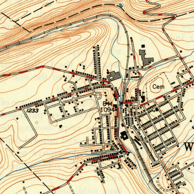 United States Geological Survey Weatherly, PA (1950, 24000-Scale) digital map