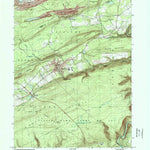 United States Geological Survey Weatherly, PA (1999, 24000-Scale) digital map