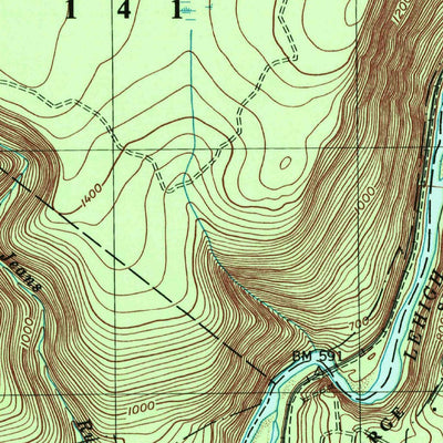United States Geological Survey Weatherly, PA (1999, 24000-Scale) digital map