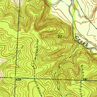 United States Geological Survey Weaubleau, MO (1940, 24000-Scale) digital map
