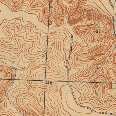 United States Geological Survey Weaubleau, MO (1944, 24000-Scale) digital map