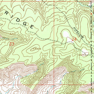 United States Geological Survey Weaver Ridge, UT-CO (1968, 24000-Scale) digital map