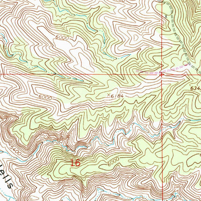 United States Geological Survey Weaver Ridge, UT-CO (1968, 24000-Scale) digital map
