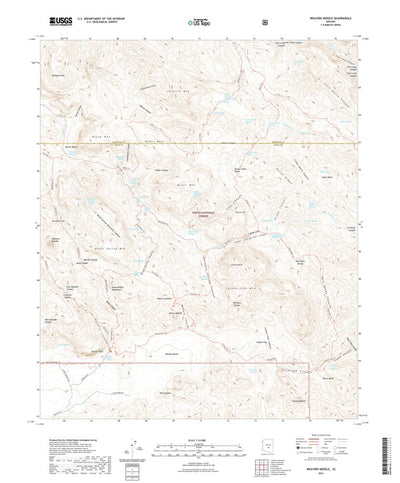 United States Geological Survey Weavers Needle, AZ (2021, 24000-Scale) digital map