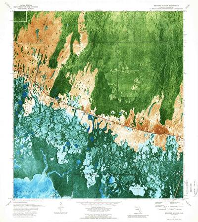 United States Geological Survey Weavers Station, FL (1972, 24000-Scale) digital map