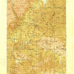 United States Geological Survey Weaverville, CA (1913, 125000-Scale) digital map