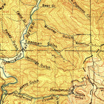 United States Geological Survey Weaverville, CA (1913, 125000-Scale) digital map