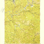 United States Geological Survey Weaverville, CA (1952, 62500-Scale) digital map