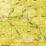 United States Geological Survey Weaverville, CA (1952, 62500-Scale) digital map