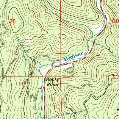 United States Geological Survey Weaverville, CA (1998, 24000-Scale) digital map