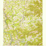 United States Geological Survey Weaverville, NC (1942, 24000-Scale) digital map
