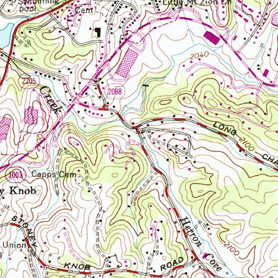 United States Geological Survey Weaverville, NC (1962, 24000-Scale) digital map