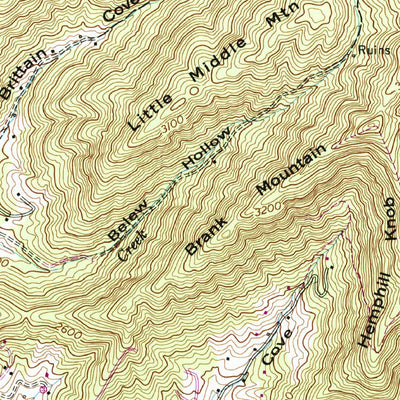 United States Geological Survey Weaverville, NC (1962, 24000-Scale) digital map