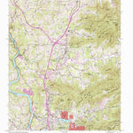 United States Geological Survey Weaverville, NC (1997, 24000-Scale) digital map