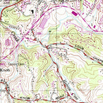 United States Geological Survey Weaverville, NC (1997, 24000-Scale) digital map